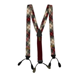 TRAFALGAR Plaid Suspenders